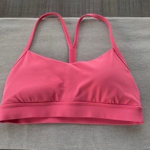 Lululemon Flow Y Bra guava pink size 6